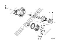 Hinterachsgetriebe Einzelteile für BMW Motorrad R 100 RS ab 1978